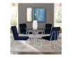 Picture of STARLIGHT GLASS DINING TABLE AND CHAIR SET