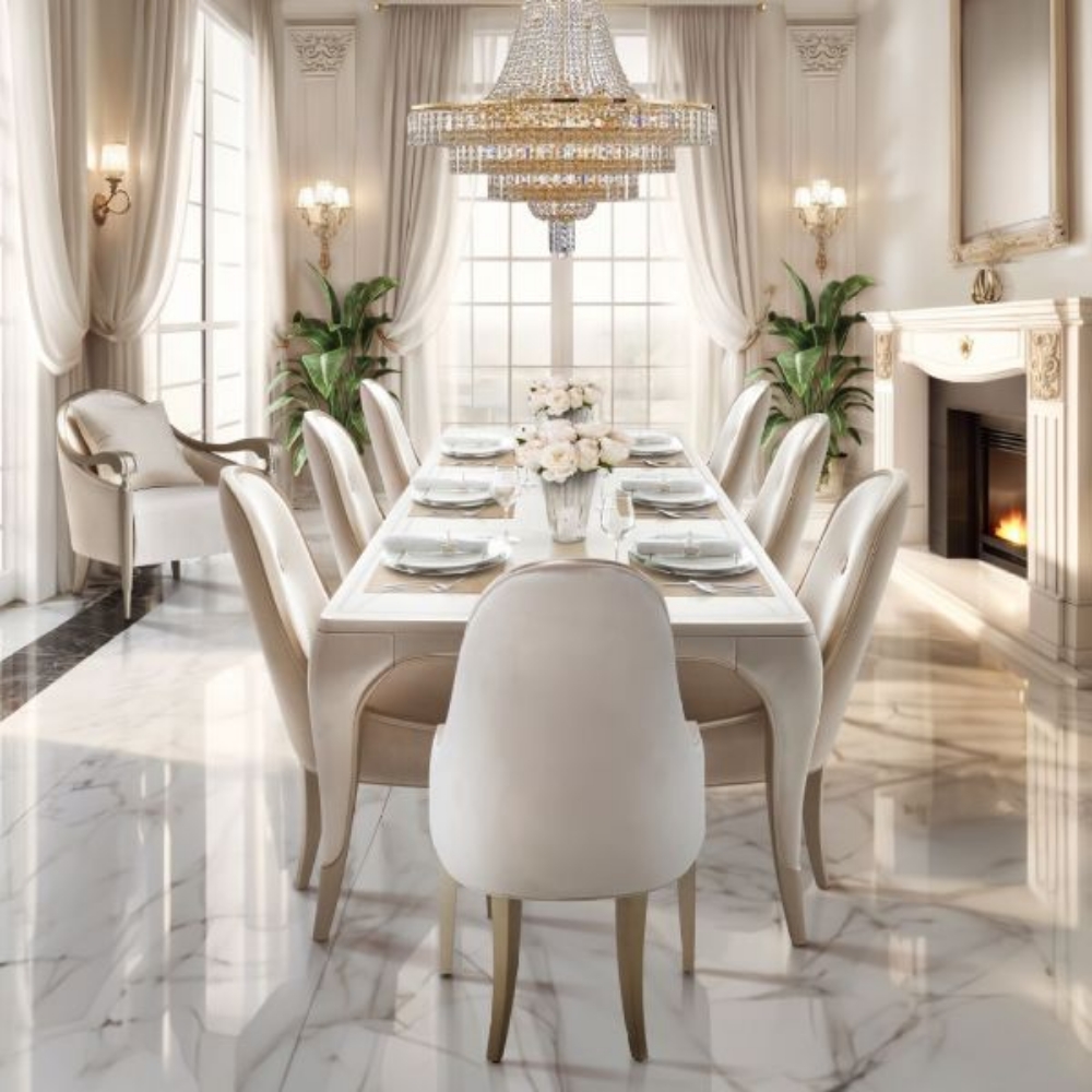 Picture of LONDON PLACE WHITE DINING SET