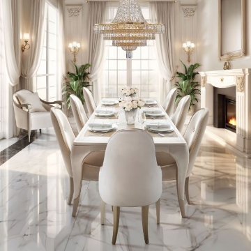 Picture of LONDON PLACE WHITE DINING SET