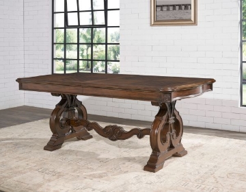 Picture of ROYALE PECAN DINING TABLE