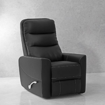Picture of HERCULES BLACK SWIVEL GLIDER RECLINER