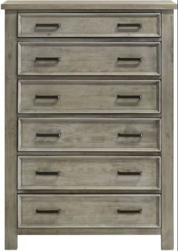 Picture of SULLIVAN GRAY SIX DRAWER CHEST