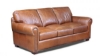 Picture of SADDLE GLOVE TAN LEATHER SOFA