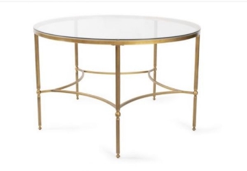 Picture of BONNIFAIT ROUND GOLD DINING TABLE