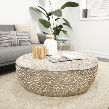 Picture of SILVER CORAL ABSTRACT TABLE