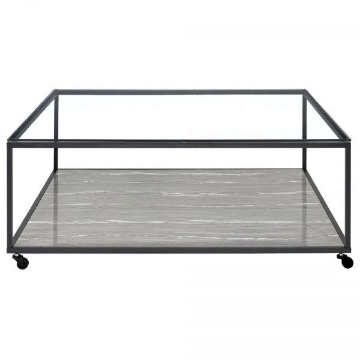 Picture of YASMIN GLASS TOP COCKTAIL TABLE