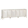 Picture of TEAGAN WHITE AND GOLD SIX DOOR SIDEBOARD