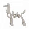 Picture of WHITE RESIN DOG FIGURINE