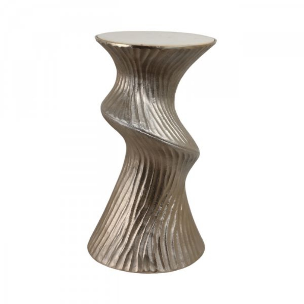 Picture of MARBLE TOP METALLIC ACCENT TABLE