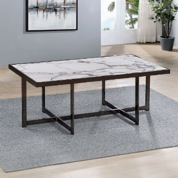 Picture of KAYLEY SINTERED STONE COCKTAIL TABLE