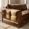 Picture of TOLEDO TAN LEATHER SOFA