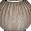 Picture of GRAY GROOVED GLASS LAMP