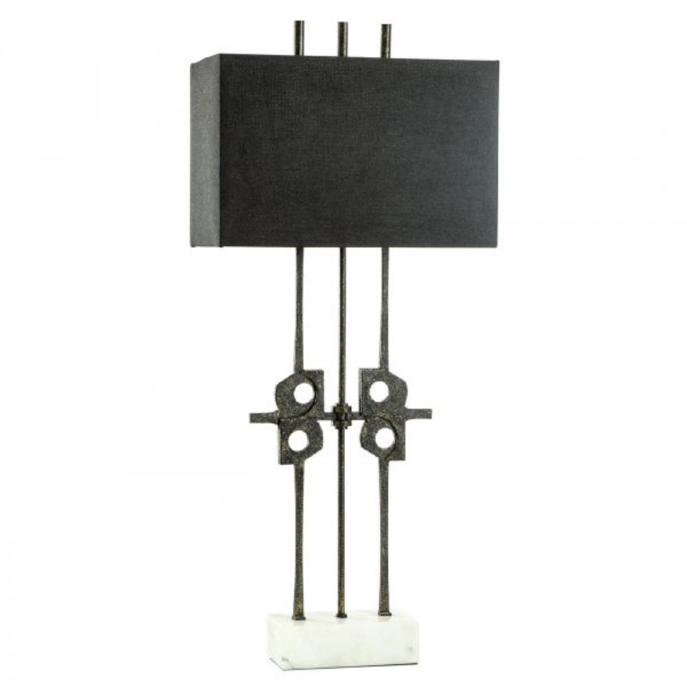 Picture of KELAYA PEWTER TABLE LAMP