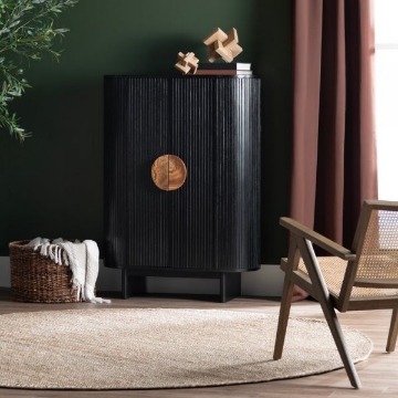 Picture of PALOMA BLACK TWO DOOR CABINET