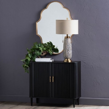 Picture of CAMDEN BLACK TWO DOOR ACCENT CABINET