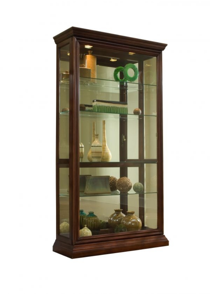 Picture of CHERRY TWO WAY SLIDING DOOR CURIO