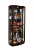 Picture of DARK BROWN CURVED FRONT CURIO