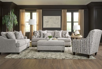 Picture of CANNON GRAY LINEN SOFA