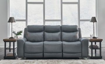 Picture of MINDANAO POWER LEATHER RECLINING SOFA