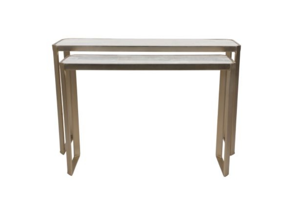 Picture of GARRETTHAM WHITE CONSOLE SET