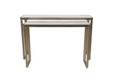 Picture of GARRETTHAM WHITE CONSOLE SET