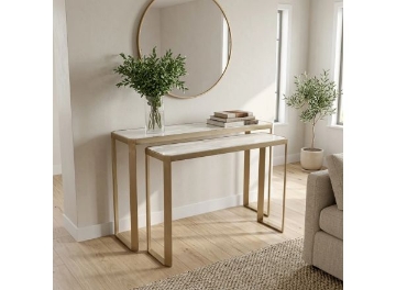 Picture of GARRETTHAM WHITE CONSOLE SET