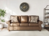 Picture of CHASEMORE TRADITIONAL BROWN SOFA
