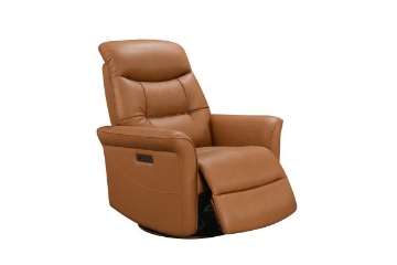 Picture of JENNINGS CAMEL LEATHER POWER RECLINER
