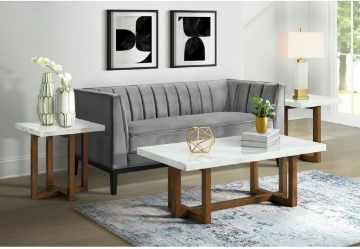 Picture of MORRIS MARBLE END TABLE