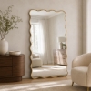 Picture of FREYA STANDING GOLD MIRROR