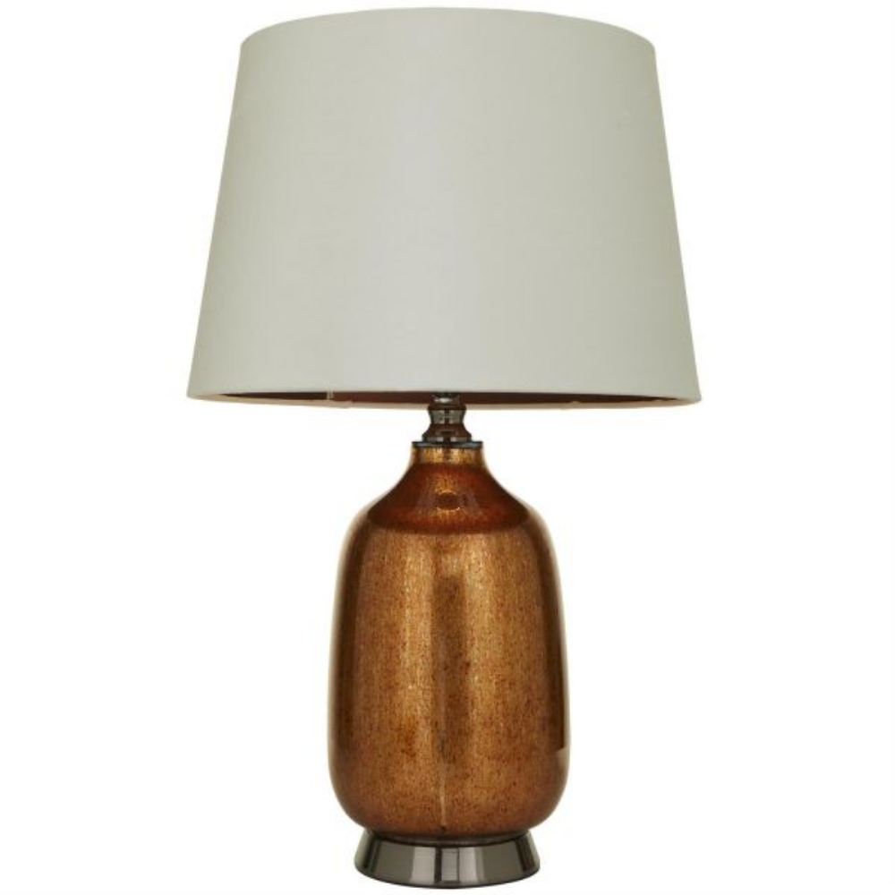 Picture of GLASS COPPER TABLE LAMP